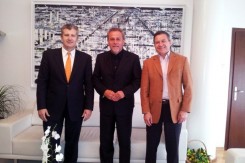Šuker, Bandić i Vrbanović; Foto: Zagreb.hr