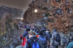Prosvjedni marš do mjesta gradnje tunela/ Foto:: Fabrizio Arietti