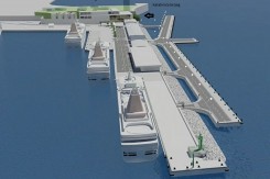 Splitska kruzerska luka, kompjutorska animacija<br>