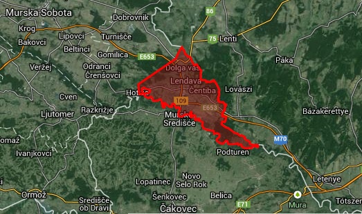 Koncesijsko područje hidrauličkog frakturiranja graniči s Hrvatskom i Mađarskom.