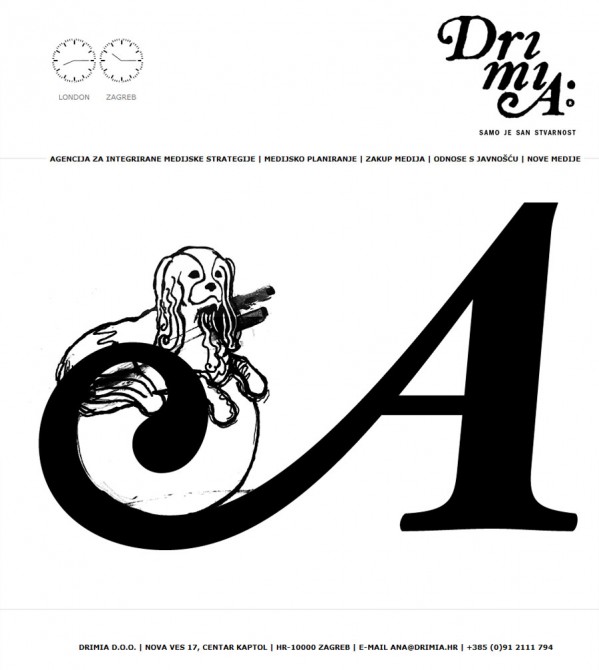 Drimia, tvrtka Ane Karamarko (Šarić) s istom kontakt-adresom: ana@drimia.hr.<br>