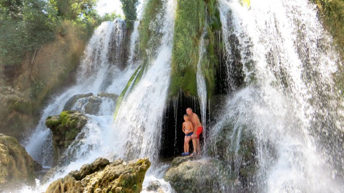 Na slapovima Kravice kod Ljubuškog