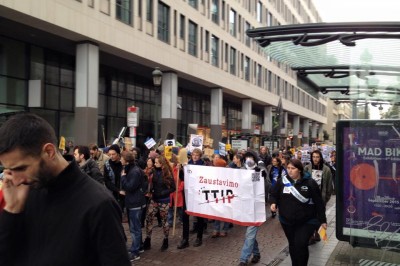 Zaustavimo TTIP, Bruxelles, listopad 2015.<br>