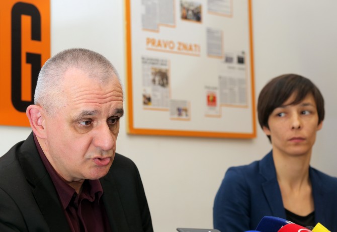 Nenad Zakošek: "Koliko sam shvatio, ministar Hasanbegović preferira klasičnu kulturu i
etablirane institucije. No, upravo su to najveći žderači proračunskog
novca i u njima ima najviše 'uhljeba'." (Foto: T. Pavlek, Hina)<br>