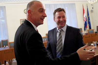 Wirtschaft über alles: Vrdoljak i Panenić (Foto: Hina)