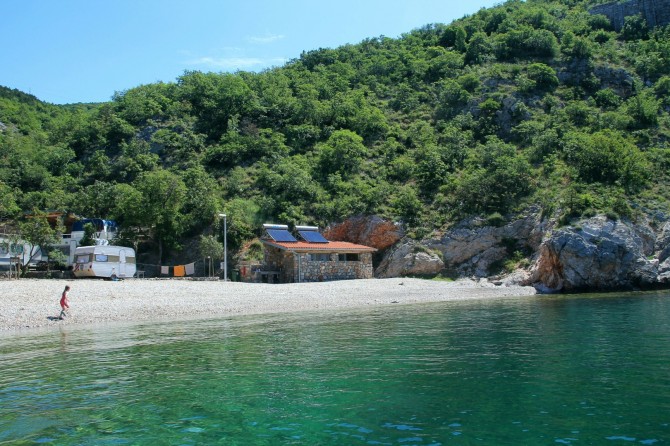Kamp Ujča kod Senja.<br>