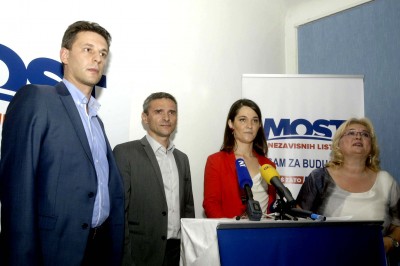Ne drže se predizbornih obećanja: Most (Foto: M. Klepac, Hina)<br>
