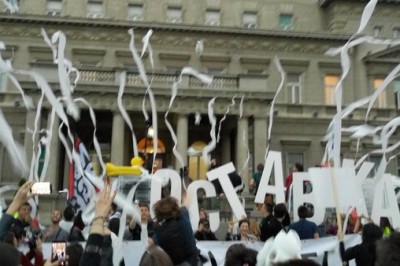 Prosvjed u Beogradu, Foto: Ne davimo Beograd