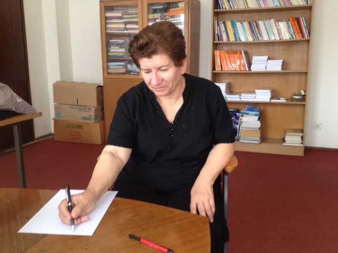 Sociologinja dr. Nada Novaković u svom uredu u Institutu društvenih nauka u Beogradu. Foto: Marija Janković