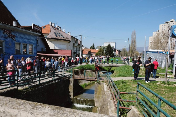 Potok Črnomerec kod Remize (Foto: Dario Dunaj)