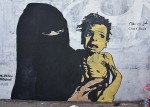 Mural jemenske umjetnice Haife Subay - glad u Jemenu (Foto: Haifa Subay Twitter)