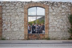 Lana Stojičević: Kad ne dime tvornički dimnjaci, Šibenik, projekt realiziran unutar Umjetničkog pojmovnika javnog prostora 2018. Foto: Goran Radošević