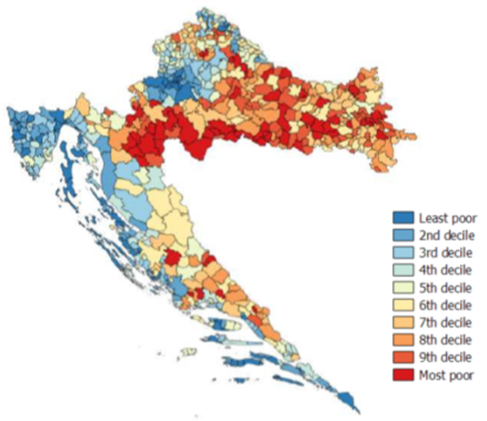 Indeks ekonomskog zaostajanja (Izvor: WB)